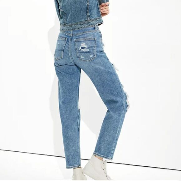 American eagle highest rise 90's boyfriend jeans - Picture 3 of 13